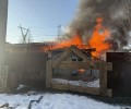 Пожар в садовом товариществе «Электрон»: загорелись дом и сарай