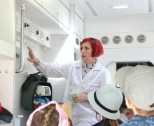 Малыши из детского сада побывали на экскурсии в Скорой помощи МСЧ №32