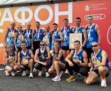 Зареченец с командой Росатома на Московском марафоне занял 4 место!