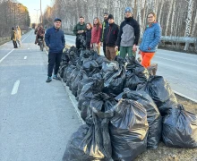43 мешка мусора собрали зареченские активисты на берегу Белоярского водохранилища