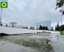 В Заречном продолжается возведение скейт-парка