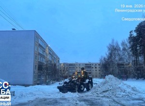 Продолжается уборка ул