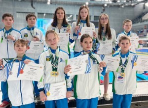 31 медаль на первенстве Свердловской области по подводному спорту