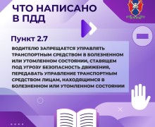 Госавтоинспекция предлагает для изучения серию карточек «как распознать усталость и избежать автоаварии»