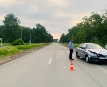 Сотрудники Госавтоинспекции Заречного устанавливают обстоятельства ДТП, в котором пострадала несовершеннолетняя пассажирка мопеда