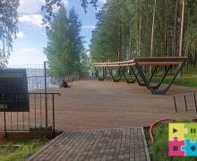 Наслаждаемся тёплыми летними вечерами и гуляем по строящейся экотпропе