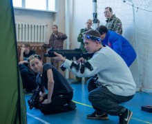 В седьмой школе сейчас проходит патриотическая игра Зарница 20