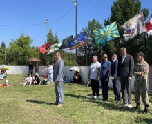 В селе Кочневское состоялся первый открытый турнир по пляжному самбо