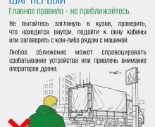 Порядок действий при выявлении подозрительного грузового автомобиля