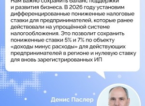 Денис Паслер поручил подготовить поправки в региональный законопроект по УСН для сохранения условий налогообложения предпринимателей Свердловской области