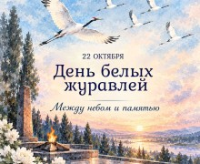 22 октября в России и мире отмечают День белых журавлей