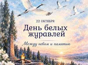 22 октября в России и мире отмечают День белых журавлей