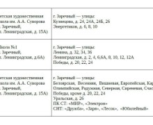 Зареченцам рассказали, где найти свои избирательные участки