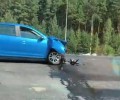 Авария на новой трассе Екатеринбург-Тюмень в районе поворота на Курманку