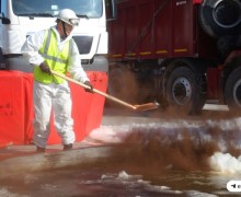 На трассе М-12 под Белоярским прошли масштабные учения МЧС