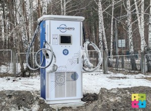 Ещё одна ЭЗС - зарядная станция для электрокаров - появилась на улице Черникова