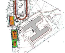 На большом строительстве стадиона школы №3 сменился подрядчик