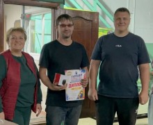 В Кочневском прошёл турнир по гиревому спорту среди мужчин