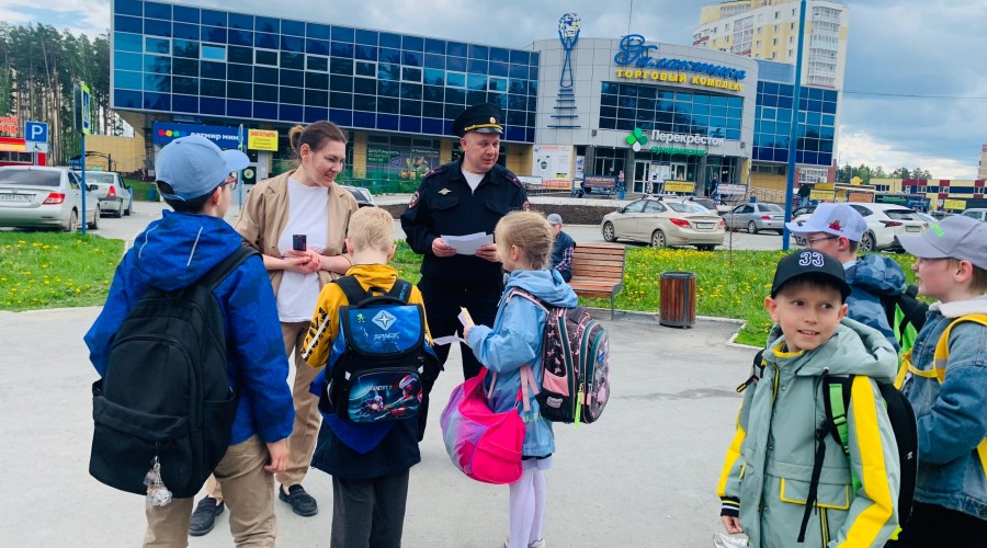Сотрудники Госавтоинспекции провели профилактическое мероприятие вблизи пешеходного перехода