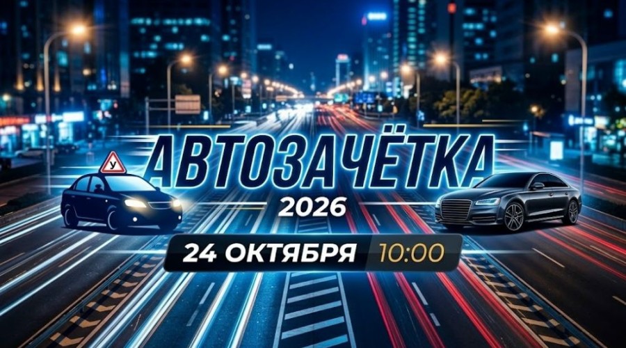Госавтоинспекция приглашает на конкурс «АвтоЗачётка-2026» мастеров автошкол и молодых водителей