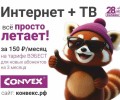 Интернет и ТВ от Convex в Заречном: всего 150 рублей в месяц