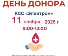 11 ноября в Заречном пройдет День донора