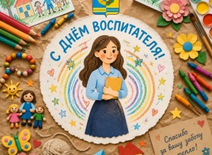 Поздравление с Днём воспитателя от редакции Заречного