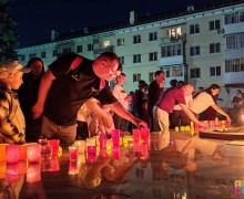 В Заречном состоялась акция «Свеча памяти»