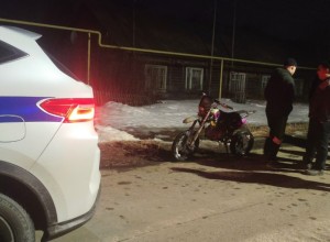 В Белоярском районе задержан 14-летний водитель питбайка