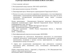 Детский сад «Дюймовочка» получил лицензию на медицинскую деятельность