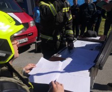На территории ПК Контур прошли большие пожарно-тактические учения по тушению пожаров в промышленных организациях