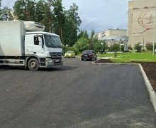 На улице Ленинградской в Заречном завершено асфальтирование у домов 24А и 24Б