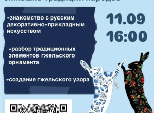 Мастер-класс по гжельской росписи в Белоярском: создай свой узор по Пушкинской карте