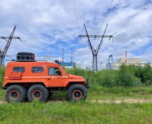 В лесах под Заречным заметили вездеход: «Россети» проводят плановые работы на линии электропередачи