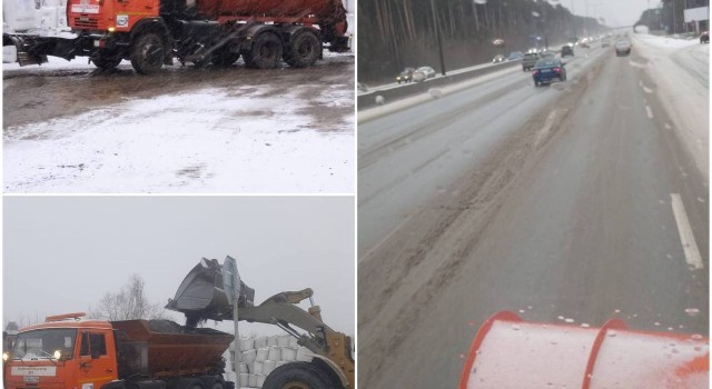 На Среднем Урале продолжают борьбу с непогодой