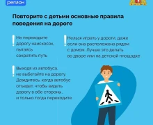Начало летних каникул – повод напомнить детям основные правила дорожного движения