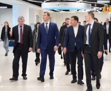 Губернатор Евгений Куйвашев презентовал министру спорта, президенту Олимпийского Комитета России Михаилу Дегтярёву Дворец водных видов спорта, а также кампус Уральского федерального университета