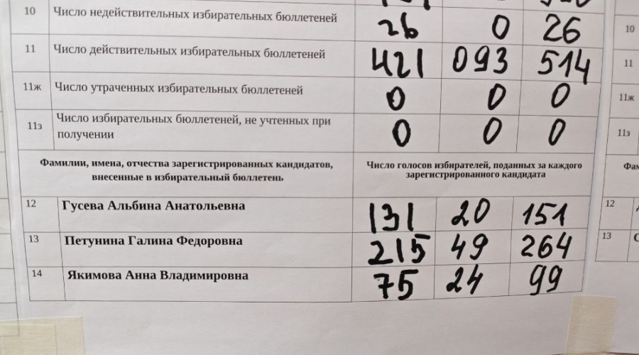 Галина Петунина переизбрана в округе №10 на третий срок