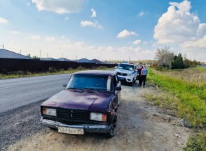 Госавтоинспекция Белоярского района отстранила 16-летнего водителя от управления «ВАЗ-2107»