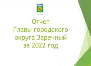 Отчет главы городского округа Заречный за 2022 г.