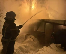 Сегодня ночью в Боярке сгорел частный дом