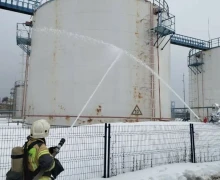 В Баженово прошли учения пожарных