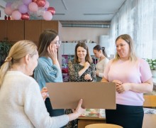 Для учителей школы №6 провели мастер-класс по живописи