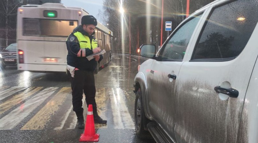 Сотрудники Госавтоинспекции Заречного устанавливают обстоятельства ДТП, в котором пострадал пешеход