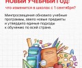 Школьников ждут обновлённые программы и новые предметы в новом учебном году