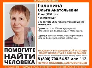 В Заречном ищут пропавшую пенсионерку из Екатеринбурга