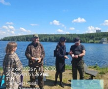 На правом берегу Белоярского водохранилища продолжаются профилактические рейды