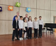 Две команды воспитанников детской музыкальной школы приняли участие в конкурсе по сольфеджио