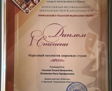 ДИПЛОМ ПЕРВОЙ СТЕПЕНИ