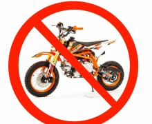 Госавтоинспекция Заречного призывает родителей - не покупайте детям спортивные минимотоциклы!